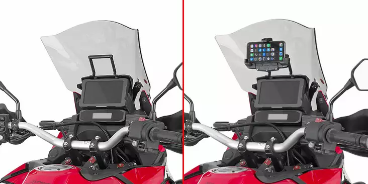 GIVI FAIRING UPP. BRACK. FOR S902A - GPS- ja navigaatiolaitteet - D403934 - 1