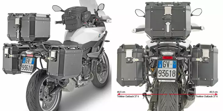 GIVI RAPID RELEASE SIDE CASE HOLDER - Kiinnityssarjat ja tavaratelineet - D403844 - 1