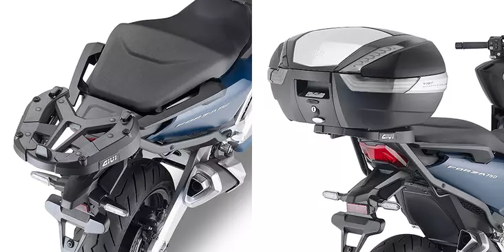 Givi Specific rear rack HONDA FORZA 750 (2021) - Kiinnityssarjat ja tavaratelineet - D410404 - 1