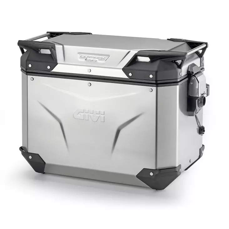 Givi Trekker Outback EVO alum. side-case left, 48 ltr, sold without lock - Moottoripyörän kovat laukut - D504034 - 1