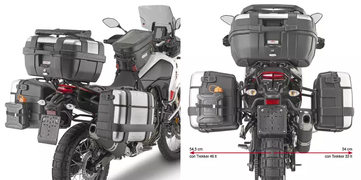 GIVI TUB.PANN.HOLDER YAMAHA TÈNÈRÈ - Kiinnityssarjat ja tavaratelineet - D355074 - 1