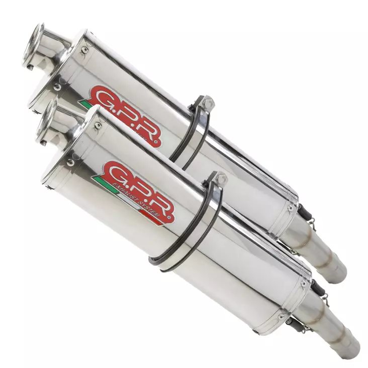 GPR Ducati Monster 695 2006/08 Pair EC-Approv. slip-on exhaust Trioval - Moottoripyörän äänenvaimentimet - D422564 - 1