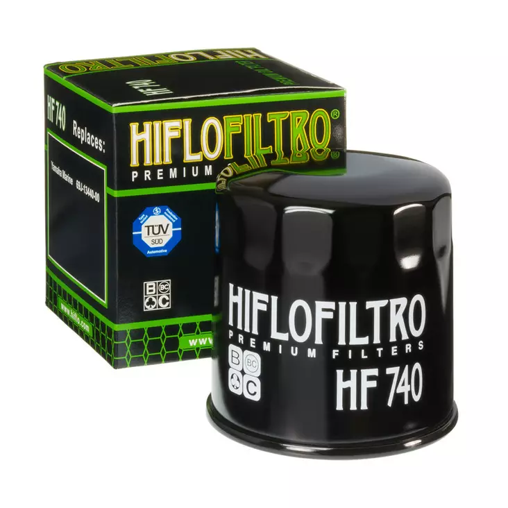 HiFlo öljynsuodatin HF740 - Perämoottorin öljynsuodattimet - D174054 - 1