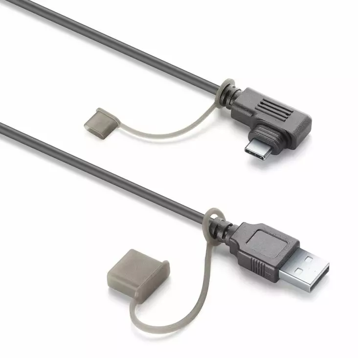 Interphone Virtajohto USB-A/USB-C Ridesync näyttöön - Matkapuhelinpidikkeet ja tarvikkeet - D506694 - 1