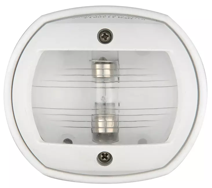 Kulkuvalo Compact 12 valkoinen - valkoinen 135° perävalo - Veneen kulkuvalot - D123514 - 1