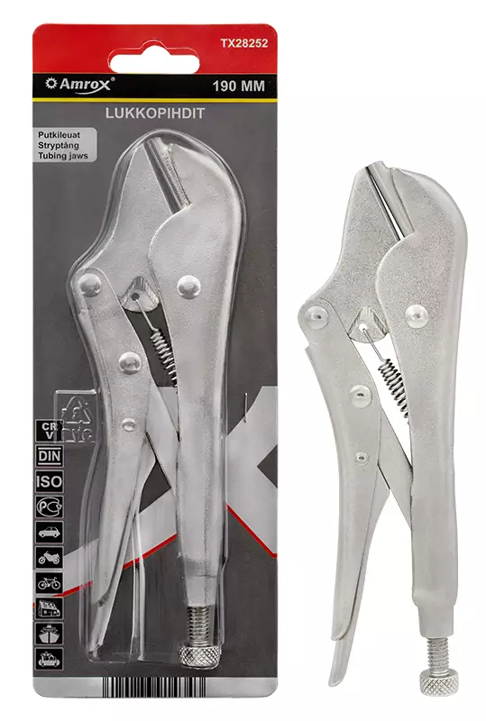 Lukkopihdit 190mm putkileuka - Kärkipihdit - LX14914 - 1