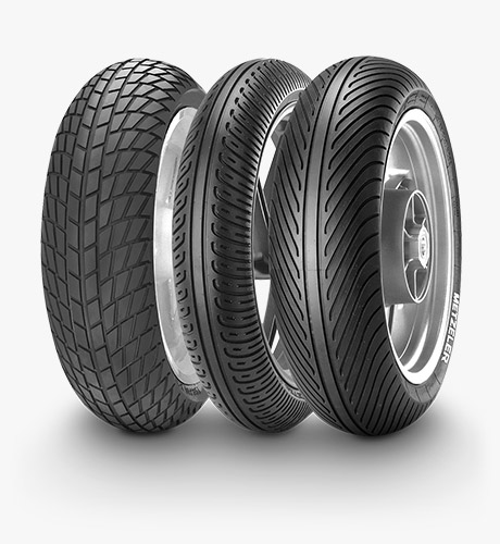 Metzeler Racetec SM Rain 165/55 R 17 NHS TL Re - Racing moottoripyörän renkaat - D256254 - 1