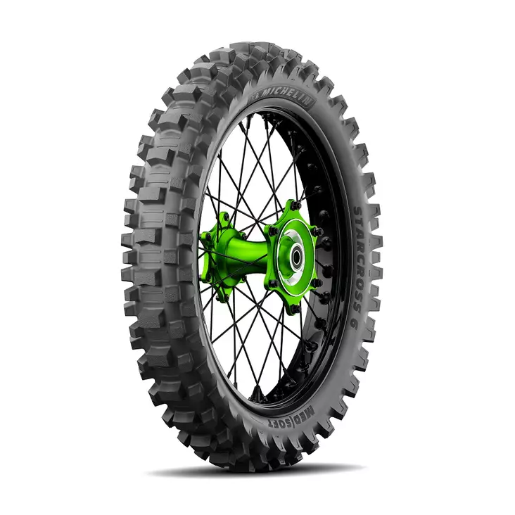 Michelin Starcross 6 Medium Soft 120/80-19 M/C 63M TT Re - Crossi renkaat - D440084 - 1