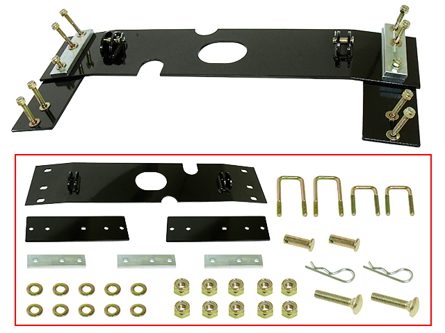 Bronco puskulevyn kiinnikesarja Polaris - Mönkijän Bronco puskulevyn asennussarjat - D69164 - 1