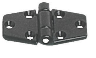 Muovi Sarana 65x40 mm musta - Veneen saranat - D160114 - 1