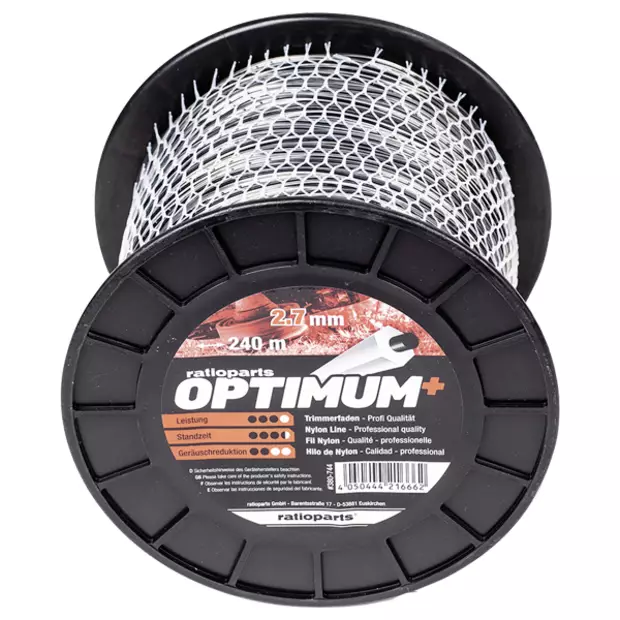 Nailonsiima optimum 2.7 mm 240 m - Tarvikevaraosat - 380-744 - 1