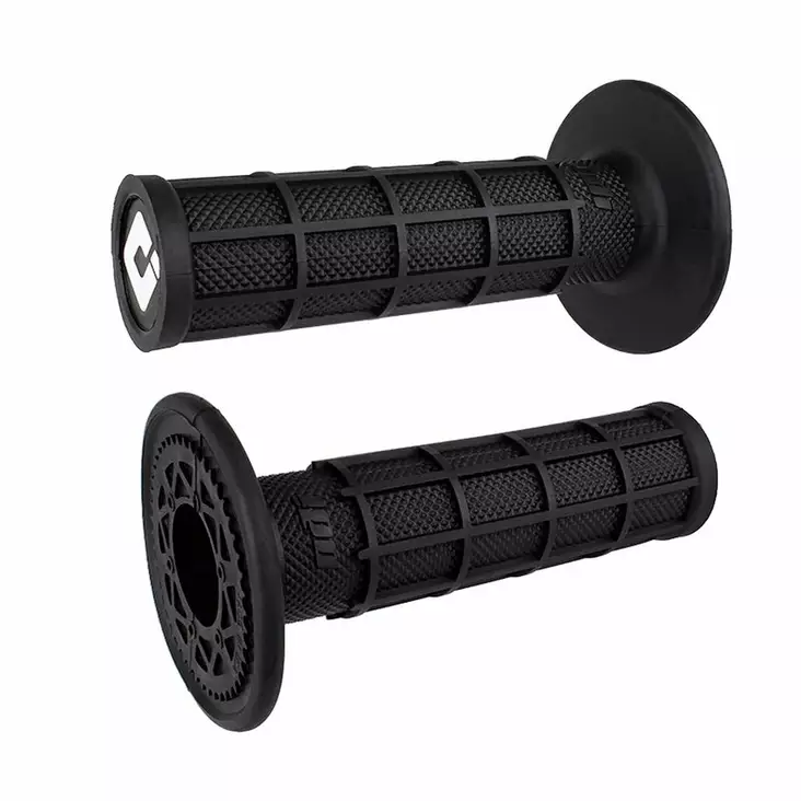 ODI Glue-On Grip Full-Waffle MX Single-Ply (Ruffian) Black - Moottoripyörän kahvakumit - D509954 - 1