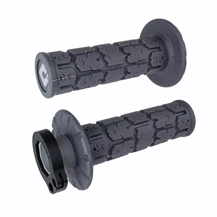 ODI ROGUE Off-Road Lock-On Grip Set Graphite - Moottoripyörän kahvakumit - D509904 - 1