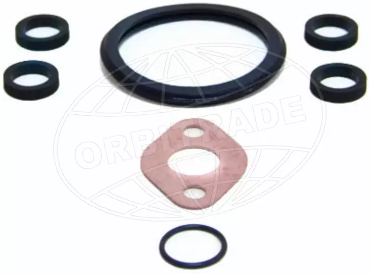 Orbitrade, gasket set - Sisäperämoottorin vesiputken tiivisteet - D158944 - 1