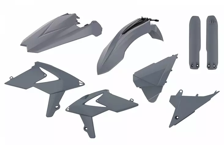 Polisport kit Beta RR 250/300 2ST 350/400/450 4ST (19) Nardo Grey (1) - Offroad muovisarjat - D343744 - 1