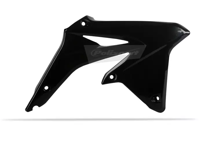 Polisport radiator scoops Suzuki RMZ450(08-17) black (6) - Moottoripyörän jäähdyttimen suojat - D345684 - 1