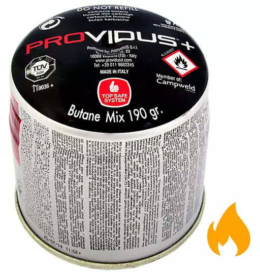 Pro nestekaasusäiliö 190g top safe - Tohot, paineensäätimet ja kaasuliittimet - LX1644 - 1