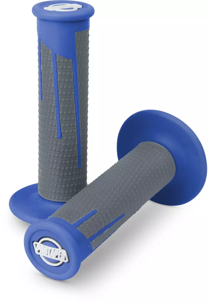 Protaper Tupet Clampon Full Diamond Sininen/Tumman Harmaa - Moottoripyörän kahvakumit - D258334 - 1