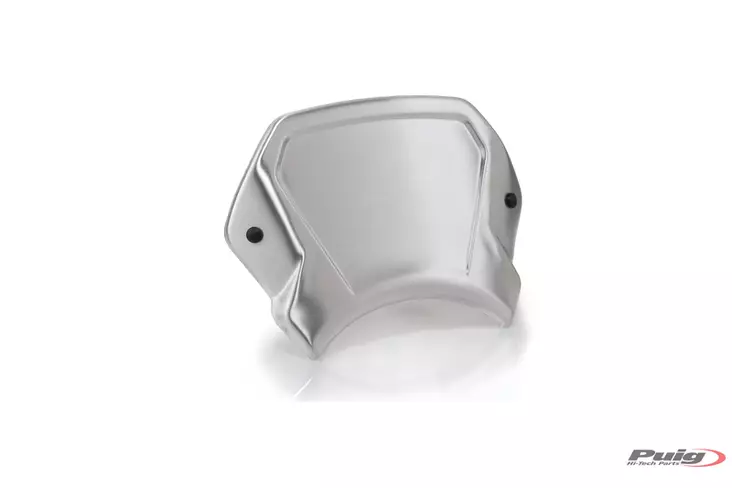 Puig Aluminium Front Plate Universal Fork C/Silver - Moottoripyörän katteet ja tuulenohjaimet - D336924 - 1