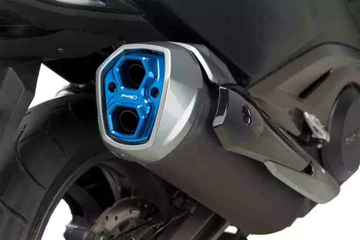 Puig End Tube For Exhaust Escape Kymco Ak550 17' C/Blue - Moottoripyörän pakoputken osat - D302714 - 1