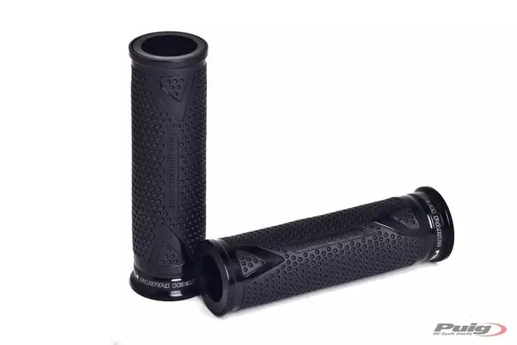 Puig Grips By Pair Puig Hi-Tech Radikal 123Mm C/Black - Moottoripyörän kahvakumit - D301384 - 1