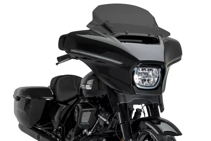 Puig High-Road Touring Screen Harley Davidson Road Glid - Moottoripyörän katteet ja tuulenohjaimet - D523734 - 1