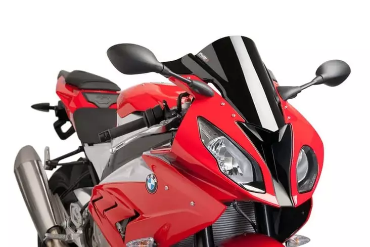 Puig Racing Screen Bmw S1000Rr 15'-18' C/Black - Moottoripyörän katteet ja tuulenohjaimet - D300894 - 1