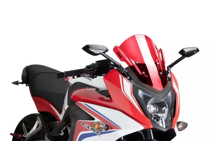 Puig Racing Screen Honda Cbr650F 14'-18' C/Red - Moottoripyörän katteet ja tuulenohjaimet - D300444 - 1