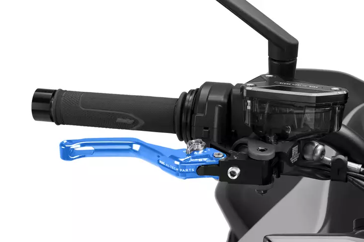 Puig Short Brake Lever 4.0. C/Blue Selector C/Titanium - Moottoripyörän vivut ja vivunrungot - D529794 - 1
