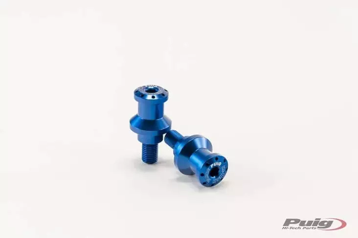Puig Spools By Pair Hi-Tech Parts Diam.10Mm C/Blue - Moottoripyörän kaatumatapit - D299074 - 1
