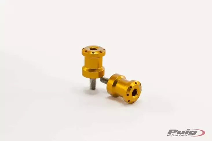 Puig Spools By Pair Hi-Tech Parts Diam.6Mm C/Gold - Moottoripyörän kaatumatapit - D299064 - 1
