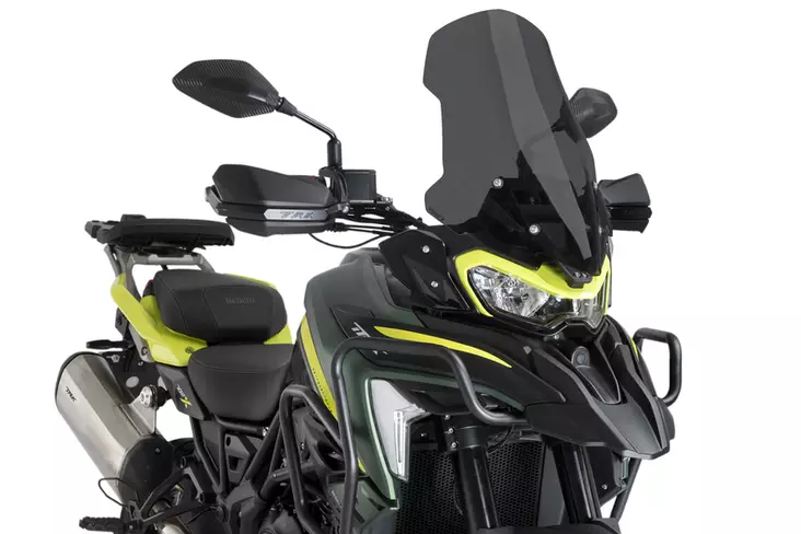 Puig Touring Screen Benelli Trk 702/X 25' C/Dark Smoke - Moottoripyörän katteet ja tuulenohjaimet - D536984 - 1