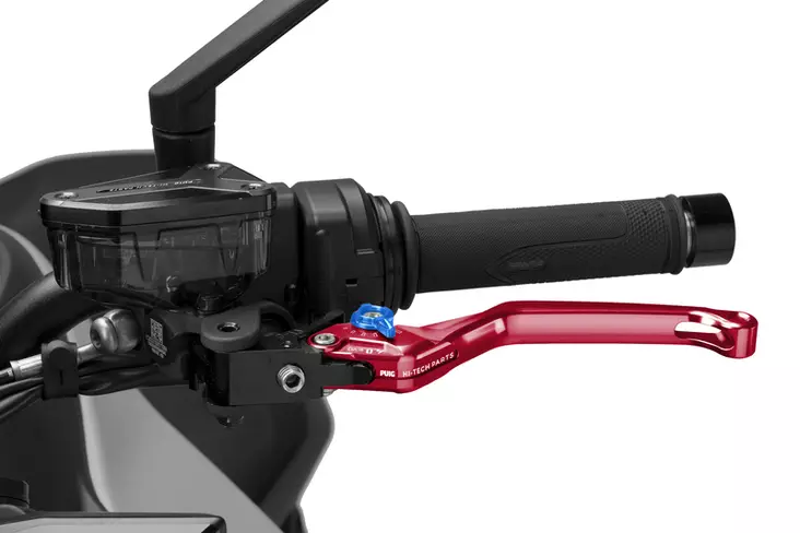 Puig Unfoldable Clutch Lever 4.0. C/Red Selector C/Blue - Moottoripyörän vivut ja vivunrungot - D529754 - 1
