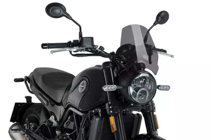 Puig Winds.New Generation Benelli Leoncino 500 C/Smoke - Moottoripyörän katteet ja tuulenohjaimet - D303034 - 1