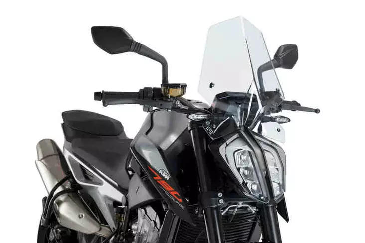 Puig Winds. New Generation Ktm 790 Duke 18' C/Clear - Moottoripyörän katteet ja tuulenohjaimet - D302914 - 1