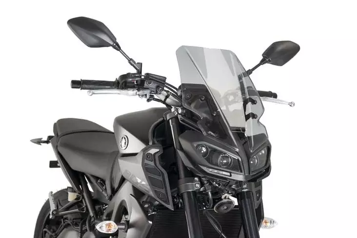 Puig Windshield N.G. Touring Yamaha Mt09 17-18' C/Smoke - Moottoripyörän katteet ja tuulenohjaimet - D302454 - 1