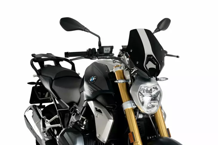 Puig Windshield Ng Sport Bmw R1250R 19'- + Supports C/B - Moottoripyörän katteet ja tuulenohjaimet - D338244 - 1