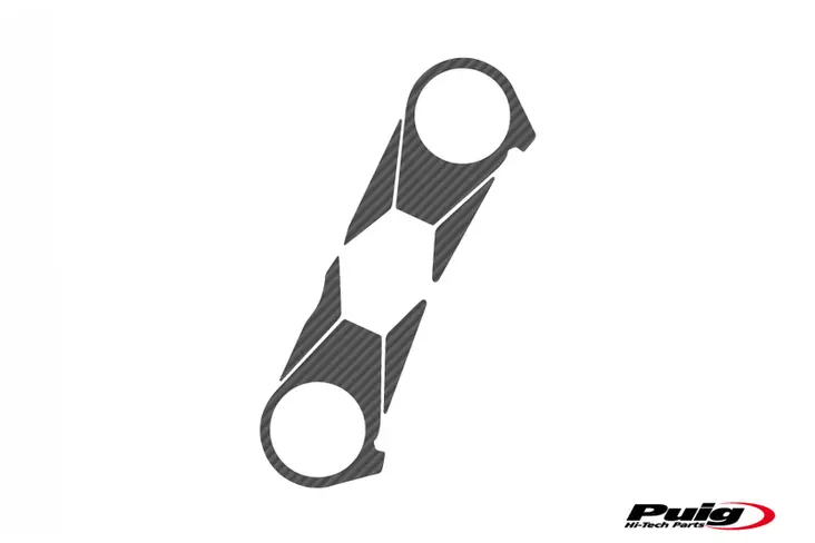Puig Yoke Protector Carbon Kawasaki Zx10R 06-10'(.) - Moottoripyörän kaatumatapit - D297794 - 1