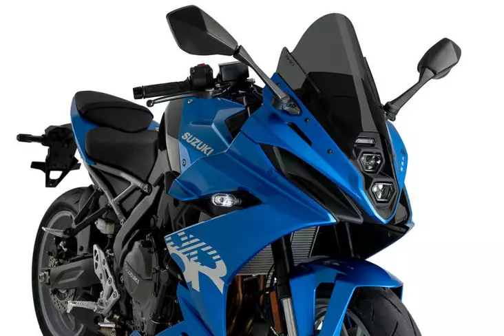 Puig Z-Racing Screen Suzuki GSX-8R 24' C/Dark Smoke - Moottoripyörän katteet ja tuulenohjaimet - D503444 - 1