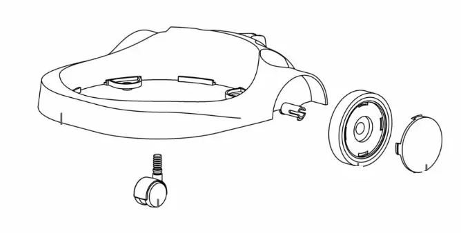 Pyöräalusta w 515 sis pyörät - Motorsport varaosat ja tarvikkeet - LX10224 - 1