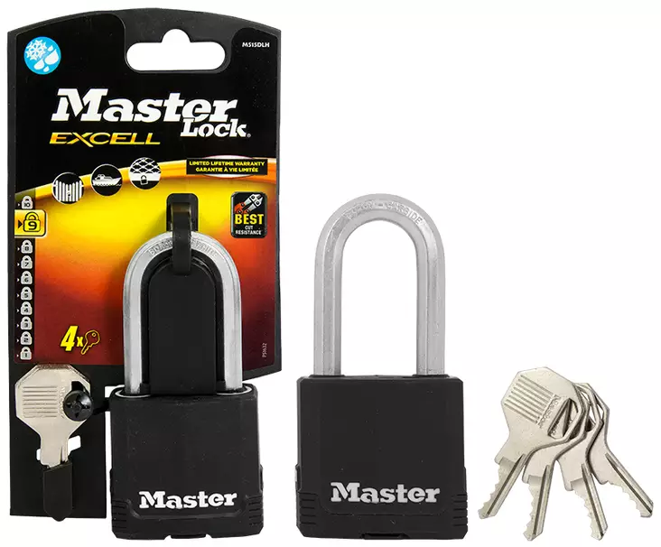 Riippulukko 51mm 51mm säänkestävä - Levyjarrulukot ja riippulukot - LX6304 - 1