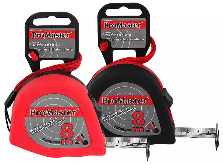 Rullamitta 8m 2-puolinen pää - Rullamitat ja mittanauhat - LX6154 - 1