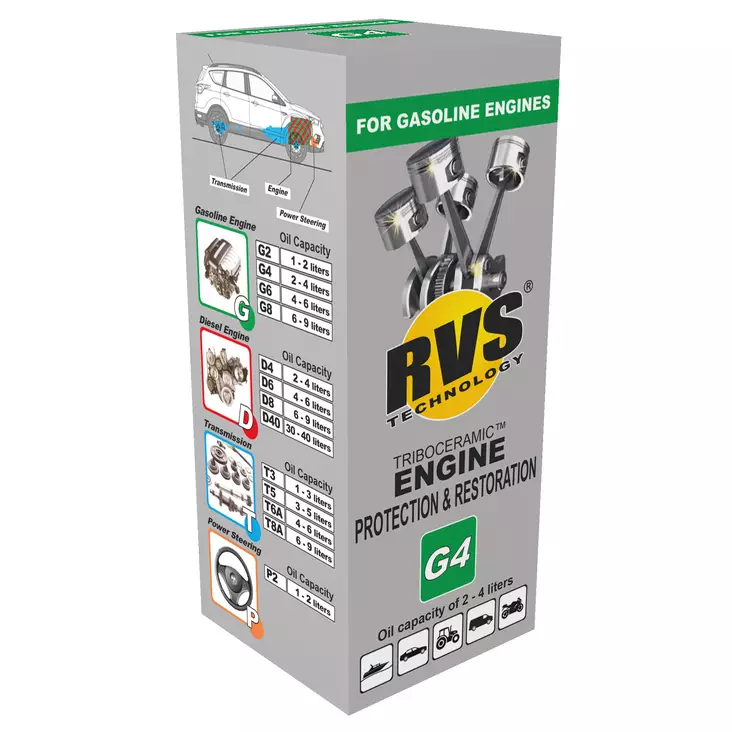 RVS G4 käsittelyaine bensiinimoottorille - RVS-tuotteet - RVSG4 - 1