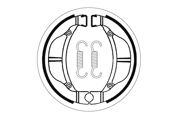 Sbs Jarrukengät - Moottoripyörän jarrukengät - D2424 - 1
