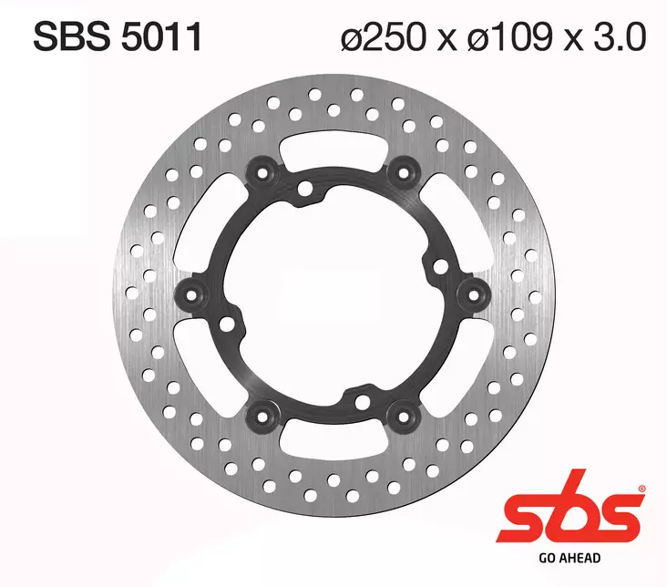 Sbs Jarrulevy Standard - Moottoripyörän jarrulevyt - D241644 - 1