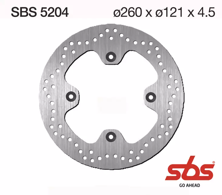 Sbs Jarrulevy Standard - Moottoripyörän jarrulevyt - D241814 - 1