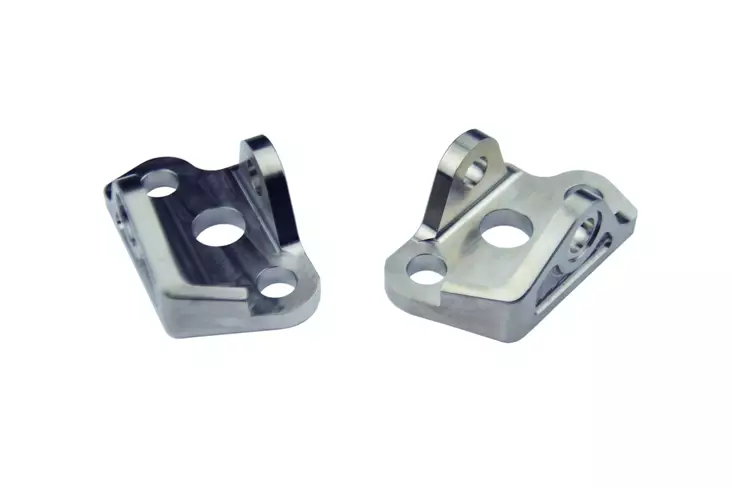 Scar Titanium Foot Peg Mount Brackets - titanium Gr5-Ti - Moottoripyörän jalkatappien tarvikkeet - D269124 - 1