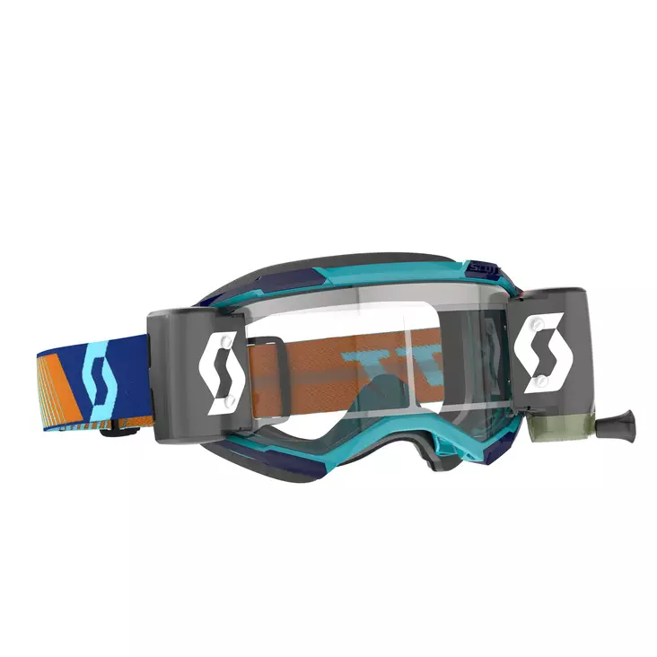 Scott Goggle Fury WFS royal blue/orange clear works - Crossilasit - D457434 - 1
