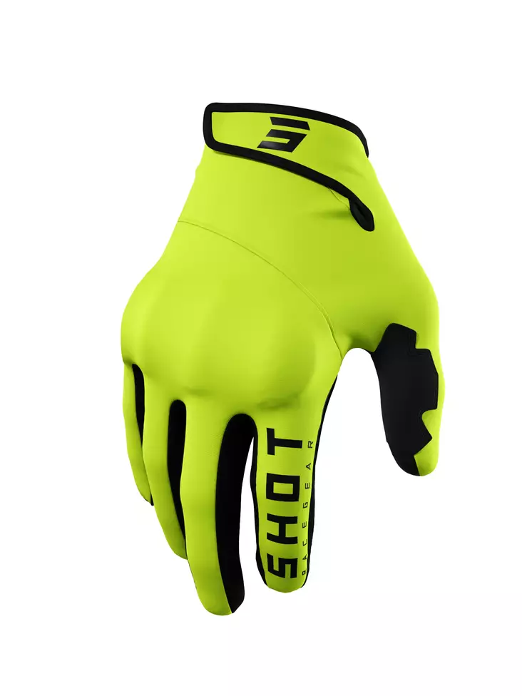 Shot Trainer CE 2.0 neonkeltaiset crossihanskat - Crossihanskat - D407854 - 1