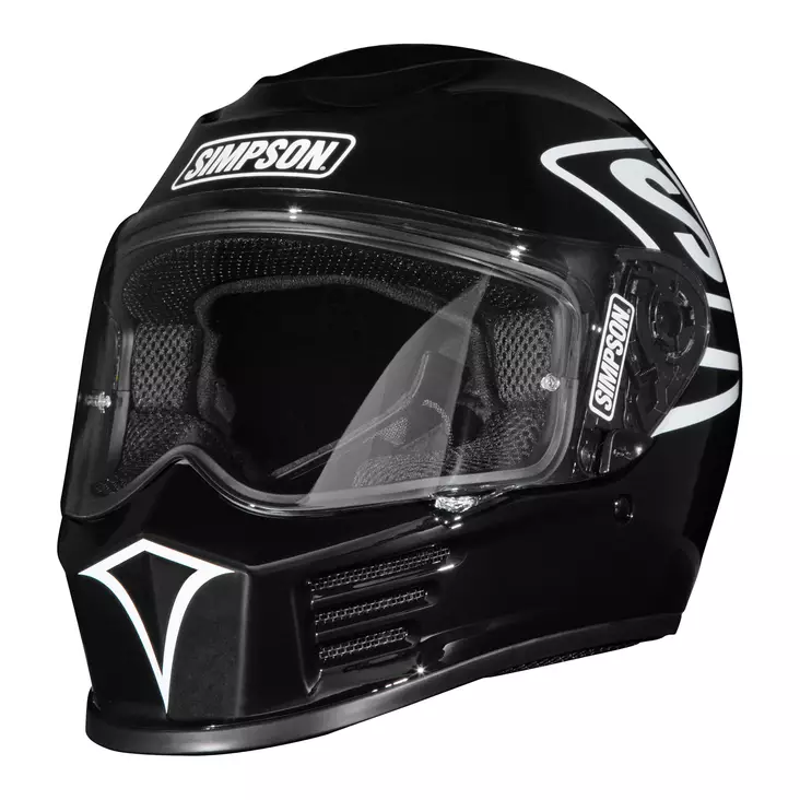 SIMPSON Kypärä Speed 12 O'Clock Musta - Motorsport varaosat ja tarvikkeet - D535814 - 1